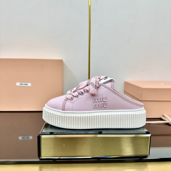 Miu Miu Comfortable Non-Slip Platform Casual Sneakers