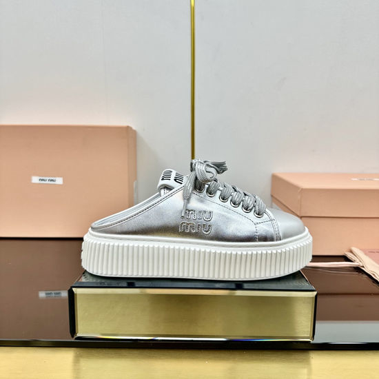 Miu Miu Comfortable Non-Slip Platform Casual Sneakers