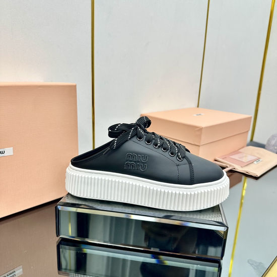 Miu Miu Comfortable Non-Slip Platform Casual Sneakers