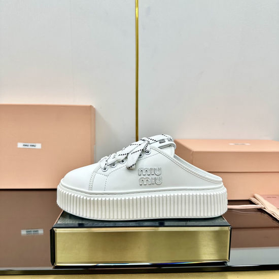 Miu Miu Comfortable Non-Slip Platform Casual Sneakers