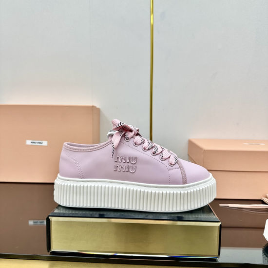 Miu Miu Classic Thick Sole Fashion Casual Comfortable Sneakers
