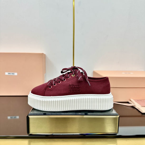 Miu Miu Classic Thick Sole Fashion Casual Comfortable Sneakers