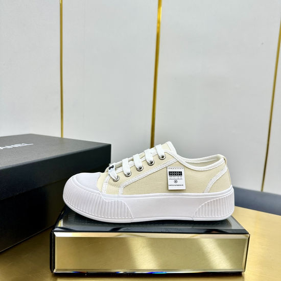 Chanel Casual Color Block Sneakers Comfortable Soft Lining