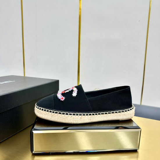 Chanel Classic Espadrilles Slip On Casual Comfortable Shoes
