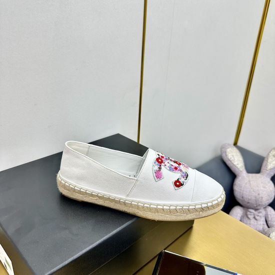 Chanel Classic Espadrilles Slip On Casual Comfortable Shoes