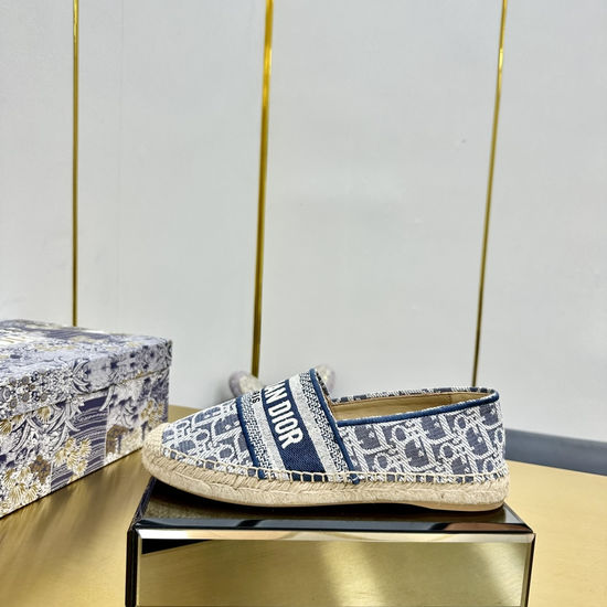 Christian Dior Embroidered Espadrilles Casual Lightweight Flat Shoes