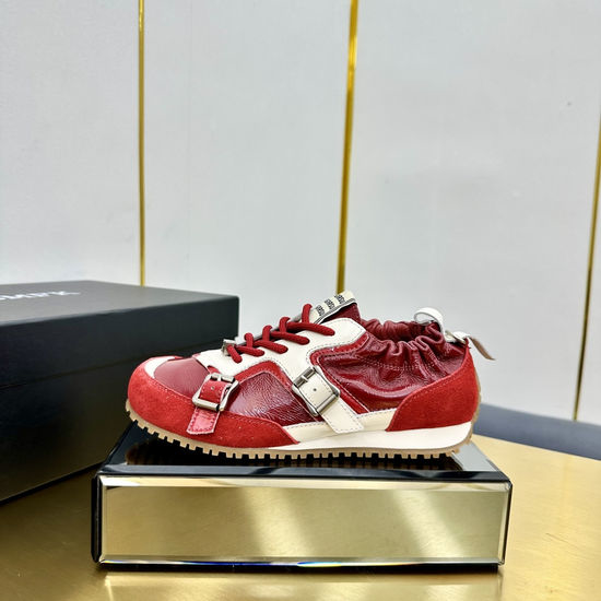 Sugarsu Color Block Casual Trainers with Non Slip Rubber Sole