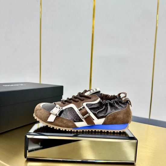 Sugarsu Color Block Casual Trainers with Non Slip Rubber Sole