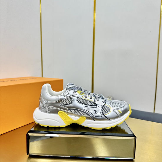 Louis Vuitton Breathable Casual Sneakers with Special Textured Upper