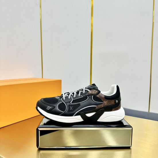 Louis Vuitton Breathable Casual Sneakers with Special Textured Upper