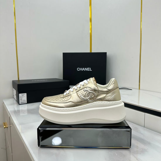 Chanel Classic Embroidered Casual Fashion Comfortable Sneakers
