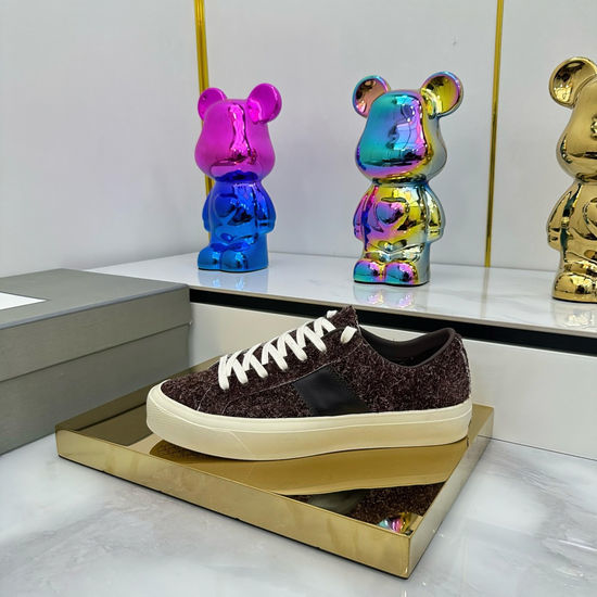 Tom Ford Contrast Stitching Comfortable Durable Casual Sneakers