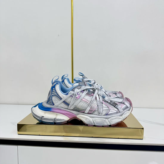 Balenciaga Breathable Mesh Upper Chunky Sneakers With Rubber Sole