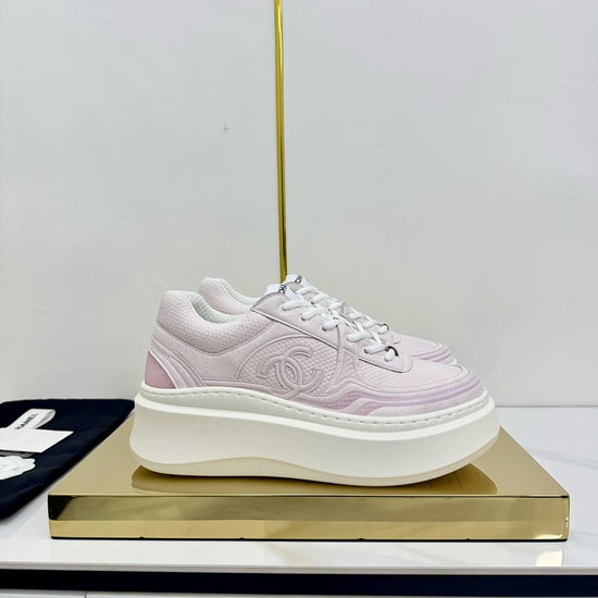 Chanel Classic Two Tone Casual Sneakers Premium Leather Comfortable Shoes