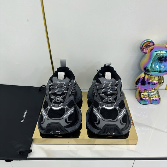 Balenciaga Vintage Low Top Mesh Sneakers With Reflective Details
