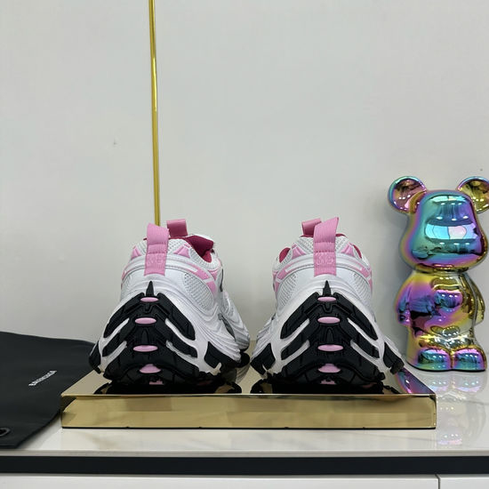Balenciaga Vintage Low Top Mesh Sneakers With Reflective Details