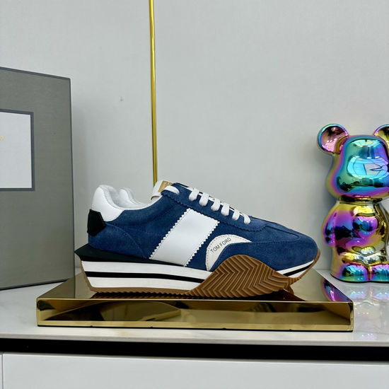 Tom Ford Waterproof Low-top Sneakers With Thick Sole