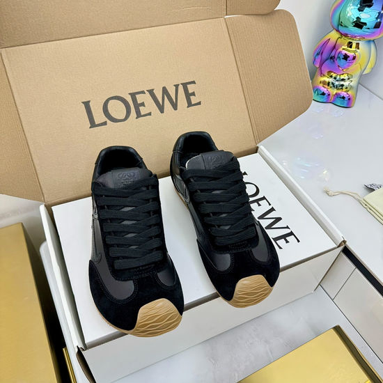 Loewe Classic Leather Sneakers Non-slip Casual Daily Shoes