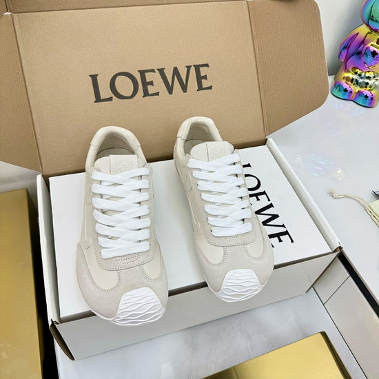 Loewe Classic Leather Sneakers Non-slip Casual Daily Shoes