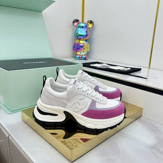 Chanel Classic Two Tone Casual Sneakers Premium Leather Comfortable Shoes