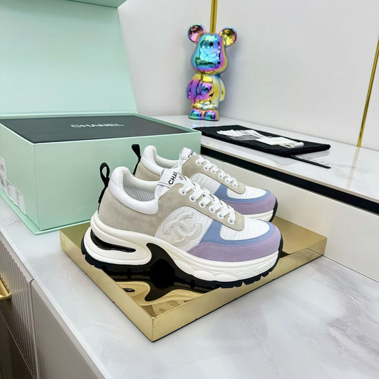 Chanel Classic Two Tone Casual Sneakers Premium Leather Comfortable Shoes