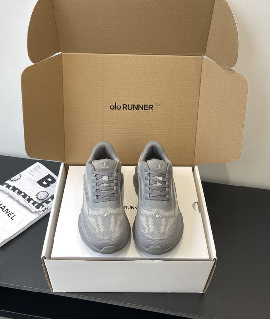 Alo Thick Sole Casual Running Shoes Lightweight Non Slip Comfortable