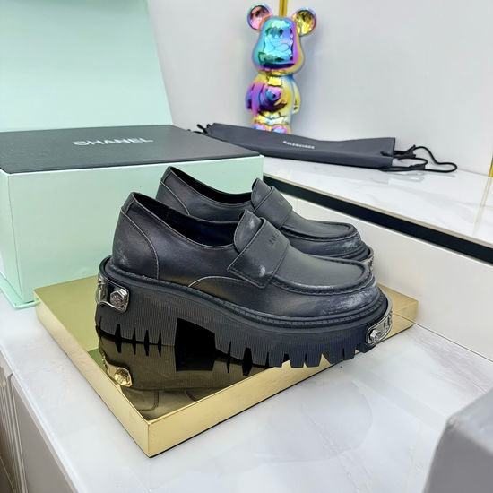 Balenciaga Vintage-Inspired Loafers with Thick yet Lightweight Soles