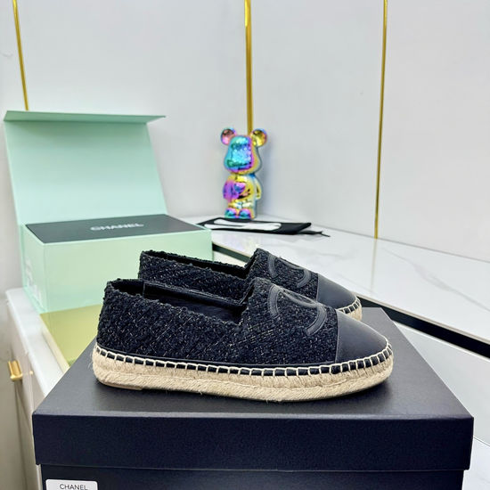 Chanel Hand-stitched Loafer with Double C Logo Accent