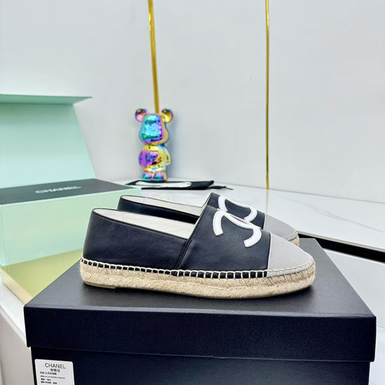 Chanel Hand-stitched Loafer with Double C Logo Accent