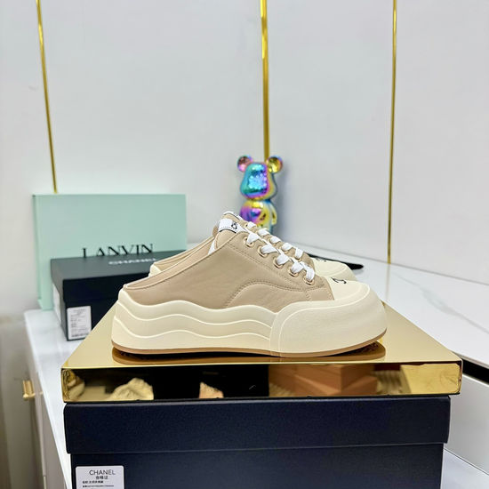 Chanel Two-tone Sheepskin Leather Casual Fashion Sneakers