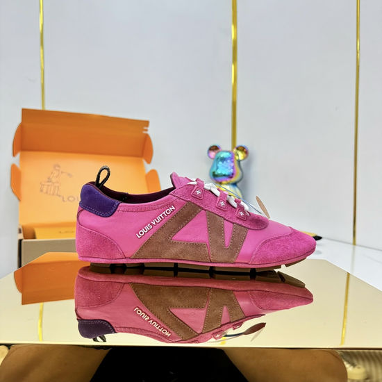 Louis Vuitton Retro Basketball Sneakers with Premium Cowhide Upper