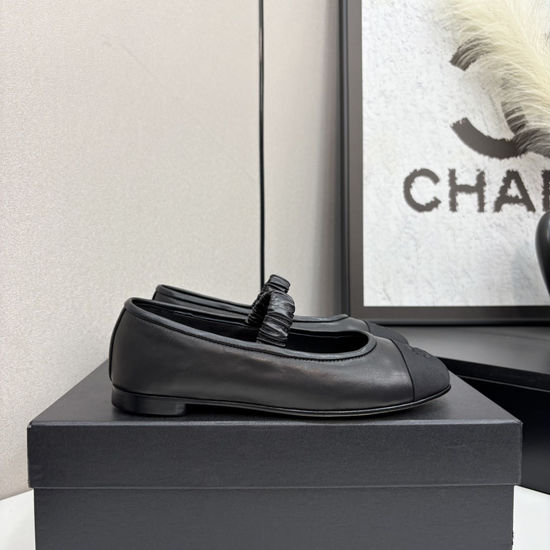 Chanel Velvet Sheepskin Leather Sole Slides Sandals