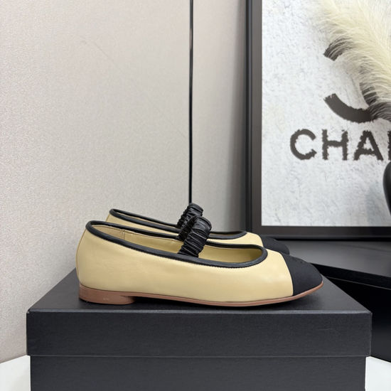 Chanel Velvet Sheepskin Leather Sole Slides Sandals