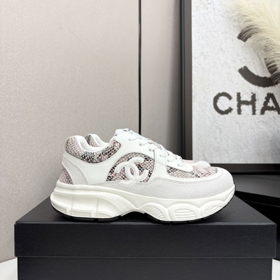 Chanel Classic Leather Casual Non-slip Fashion Sneakers