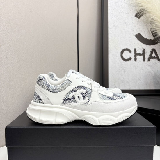 Chanel Classic Leather Casual Non-slip Fashion Sneakers