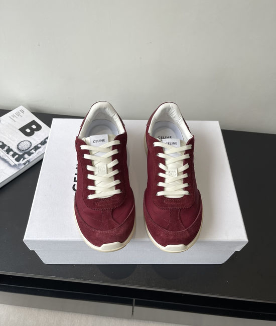 Celine Comfortable Lace Up Casual Sneakers for Daily Wear