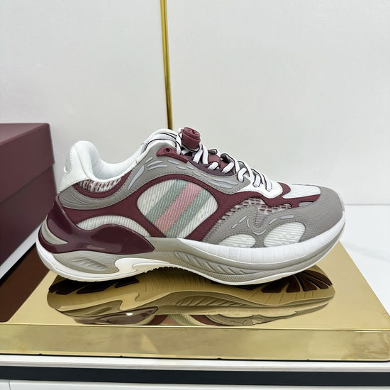 Gucci Iconic Striped Multi-Material Sneakers