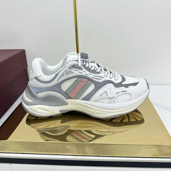 Gucci Iconic Striped Multi-Material Sneakers