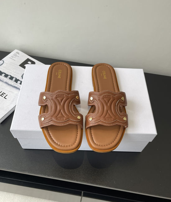 Celine Retro Roman Sandals Casual Slip On Daily Footwear