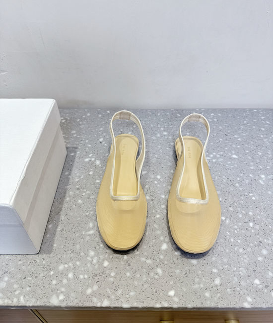 The Row Breathable Mesh Retro Elegant Ballet Sandals