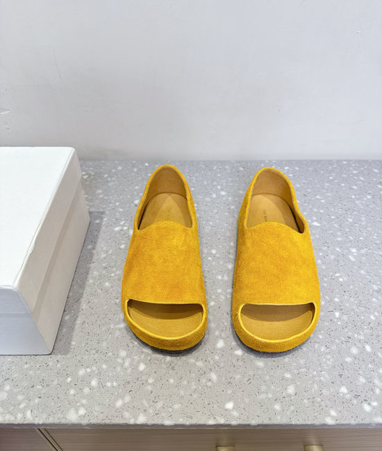 The Row Vintage Peep Toe Casual Comfort Sandals