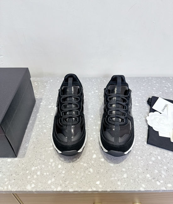 Chanel Stylish Suede Casual Sneakers Versatile Comfortable Sports Shoes