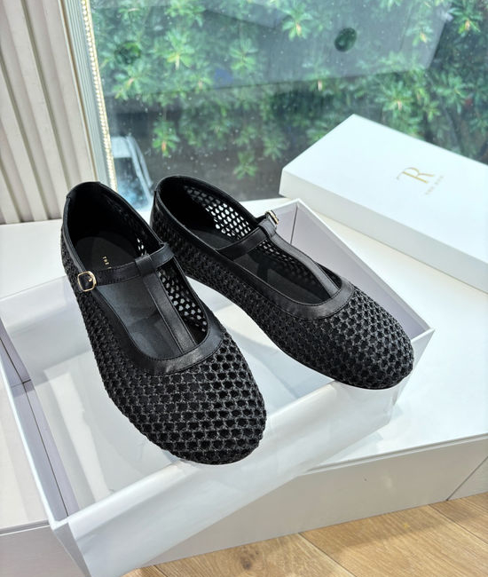 Roger Viver RV Cowhide Upper Mesh Flat Comfortable Walking Shoes