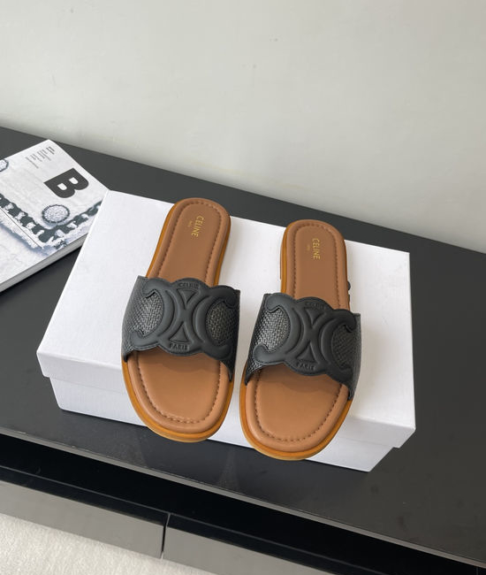 Celine Retro Roman Sandals Casual Slip On Daily Footwear