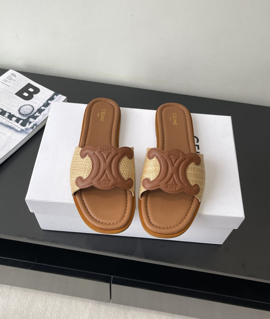 Celine Retro Roman Sandals Casual Slip On Daily Footwear