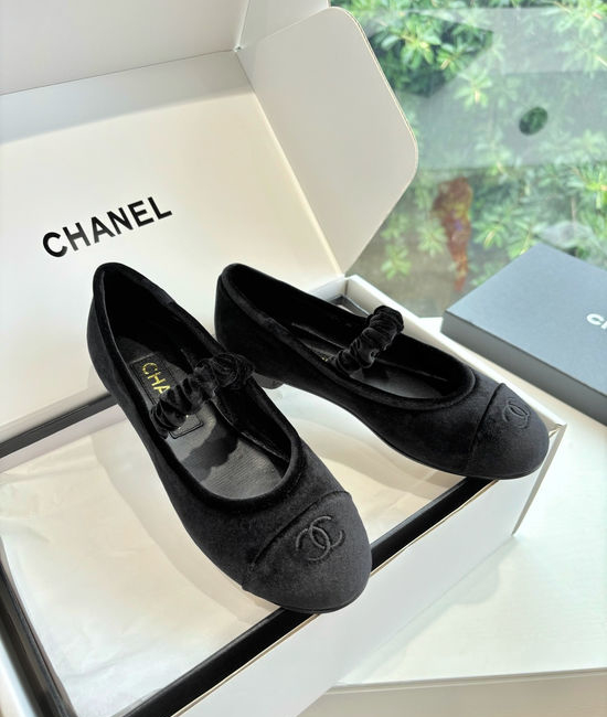 Chanel Woven Cap Toe Mary Jane Shoes Comfortable Casual Footwear