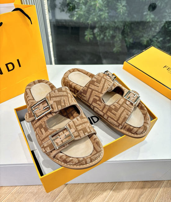 Fendi Minimalist Style Sandals Comfortable Breathable Daily Footwear
