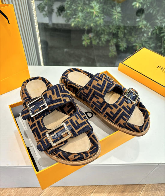 Fendi Minimalist Style Sandals Comfortable Breathable Daily Footwear