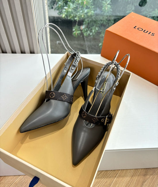 Louis Vuitton LV Stylish Bow Flat Slippers with Premium Leather Outsole