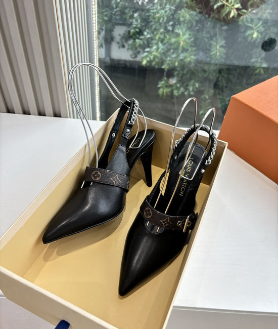 Louis Vuitton LV Stylish Bow Flat Slippers with Premium Leather Outsole